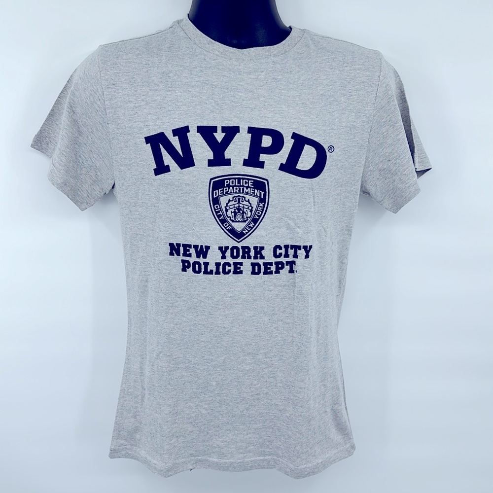NWT NYPD Graphic Tee- Sz S, Gray